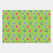 カラフルモダン抽象芸術 ラッピングペーパーシート (正面2)