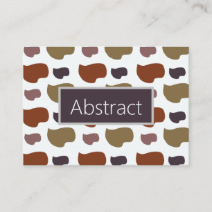カラフルモダン抽象芸術 名刺