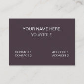 カラフルモダン抽象芸術 名刺 (裏面)