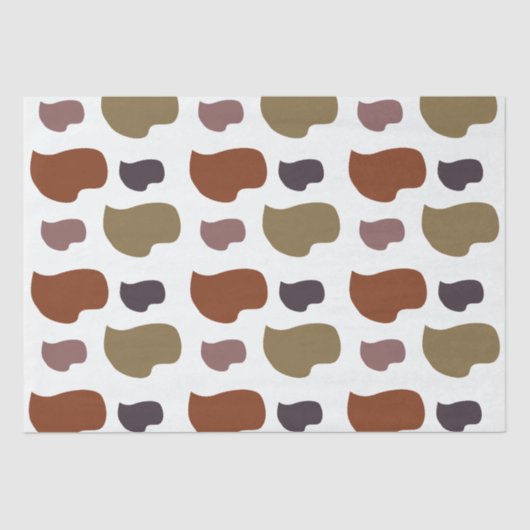 カラフルモダン抽象芸術 薄葉紙 (正面)