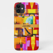 カラフルモダン抽象芸術 Case-Mate iPhoneケース (裏面)