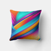 カラフルモダン数々の画 クッション (裏面)