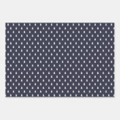 カラフルモダン木のクリスマス ラッピングペーパーシート (正面2)