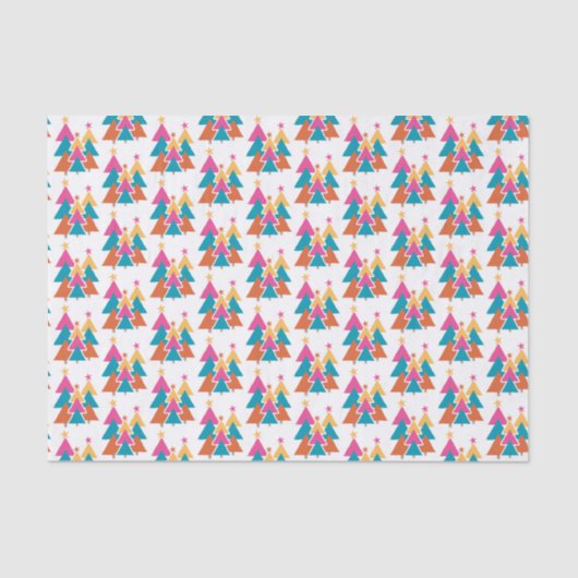 カラフルモダン木 薄葉紙 (正面)