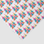 カラフルモダン木 薄葉紙 (詳細)