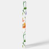 カラフルモダン水フローラパーソナライズされた Case-Mate iPhoneケース (裏面 / 右)