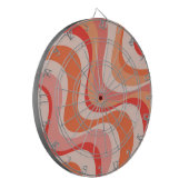 カラフルモダン波デザイン ダーツボード (正面左)