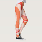 カラフルモダン波デザイン レギンス (右)