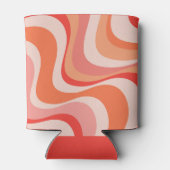 カラフルモダン波デザイン 缶クーラー (裏面)