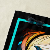 カラフルモダン海 ビーチタオル (インサイチュ)