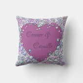 カラフルモダン珠心形結婚形形形形形姿 クッション (裏面)