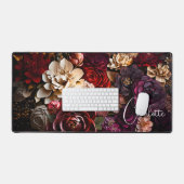 カラフルモダン紙名パーソナライズされた デスクマット (キーボード&マウス)