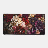 カラフルモダン紙名パーソナライズされた デスクマット (正面)