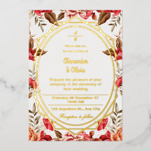 カラフルモダン結婚植物学フローラ園