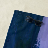 カラフルモダン絵を描ブラシ抽象芸術カスタムギフト ビーチタオル (インサイチュ)