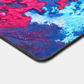 カラフルモダン絵を描名のパーソナライズ デスクマット (コーナー)