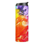 カラフルモダン絵を描抽象芸術 タンブラー (回転左)