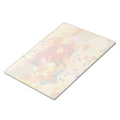 カラフルモダン絵を描抽象芸術 ノートパッド (アングル)
