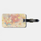 カラフルモダン絵を描抽象芸術 ラゲッジタグ (裏面横)