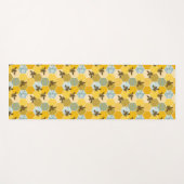 カラフルモダン蜂蜜自然 ヨガマット (正面(横))