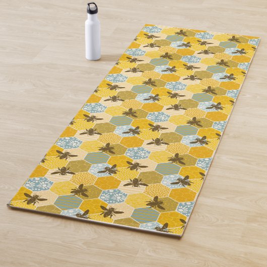 カラフルモダン蜂蜜自然 ヨガマット (インサイチュ)