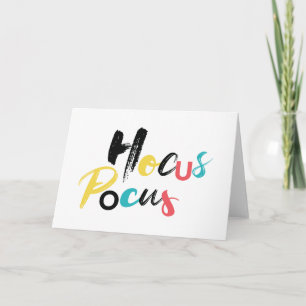 ,カラフルモダン,おもしろい,クール,トレンディーホカス·ポカス カード