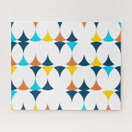 カラフルモダン,カッコいい,トレンディー図形 ジグソーパズル (横)