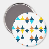 カラフルモダン,カッコいい,トレンディー図形 マグネット (正面/裏面)