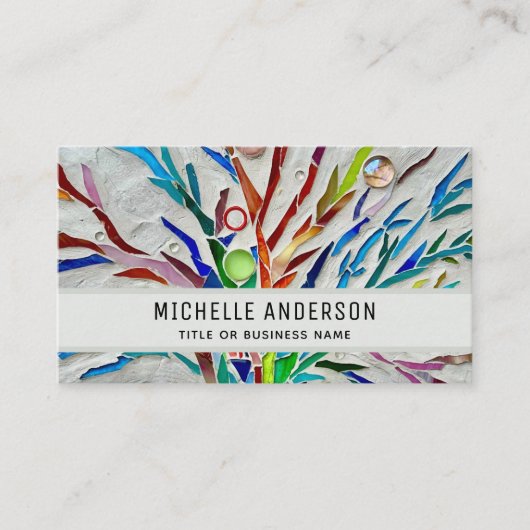 カラフルモダン 名刺 (正面)