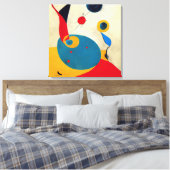 カラフルモダン#4 キャンバスプリント (インサイチュ (寝室))