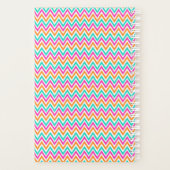 カラフルモダンChevron Dot Hustle 2019 プランナー手帳 (裏面)