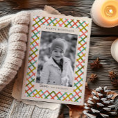カラフルモダンCrisscross写真 シーズンカード