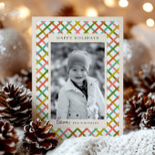 カラフルモダンCrisscross写真 シーズンカード