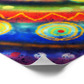 カラフルモダンGood Friend Inspiration Poster ポスター (角)