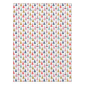 カラフルモダンHoliday Treesパターン テーブルクロス (正面)