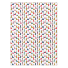 カラフルモダンHoliday Treesパターン テーブルクロス