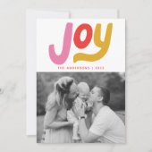 カラフルモダンJoy写真 シーズンカード (正面)