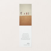 カラフルモダンScript New Yearsパーティー折りたたみカード (内部フラット)