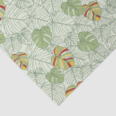 カラフルモンステラ離れジャングルティッシュペーパー 薄葉紙 (詳細)