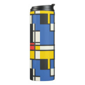 カラフルモンドリアンスタイル幾何学 タンブラー (回転左)