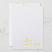 カラフルモーミー重カスタム積み重ね母のデイカード 招待状 (裏面)