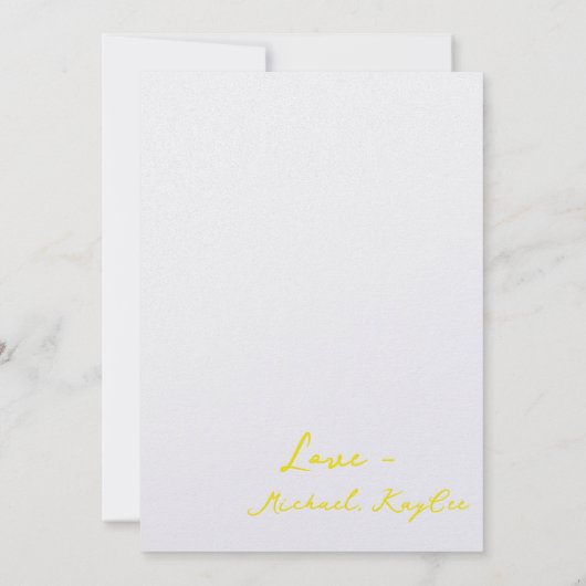 カラフルモーミー重カスタム積み重ね母のデイカード 招待状 (裏面)