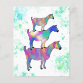 カラフルヤギ誕生日パーティー予算 チラシ (裏面)