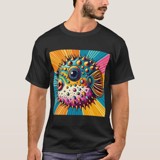 カラフルヤマアラシ Tシャツ (正面)