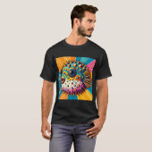 カラフルヤマアラシ Tシャツ (正面フル)