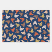 カラフルヤマネコ ラッピングペーパーシート (正面2)