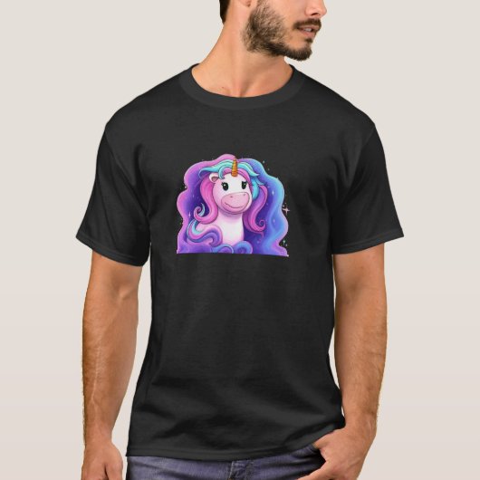 カラフルユニコーン Tシャツ (正面)