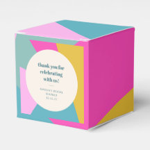 カラフルユニークカスタムブライダルシャワーありがとう