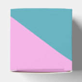 カラフルユニークカスタムブライダルシャワーありがとう フェイバーボックス (上部)