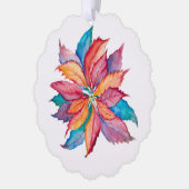 カラフルユニーククリスマス オーナメントカード (左)